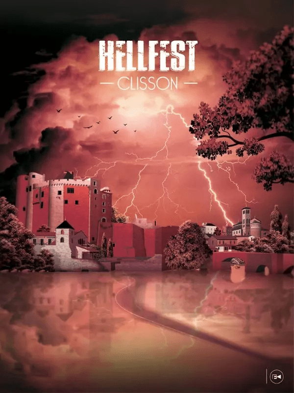 affiche hellfest clisson fred kermorvant authentik design vertou