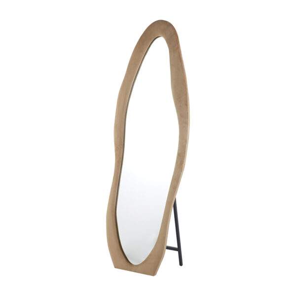 Miroir velours Osmose beige L60 H160cm