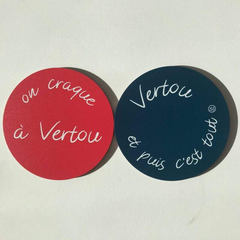 dessous de verre message vertou